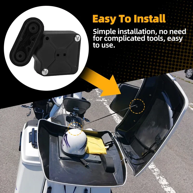 Motorcycle Tour Pack Trunk Lid Tether For Harley Touring Road Electra Street Glide Road King Ultra FLHT FLHX FLHR FLHTK 1996-up