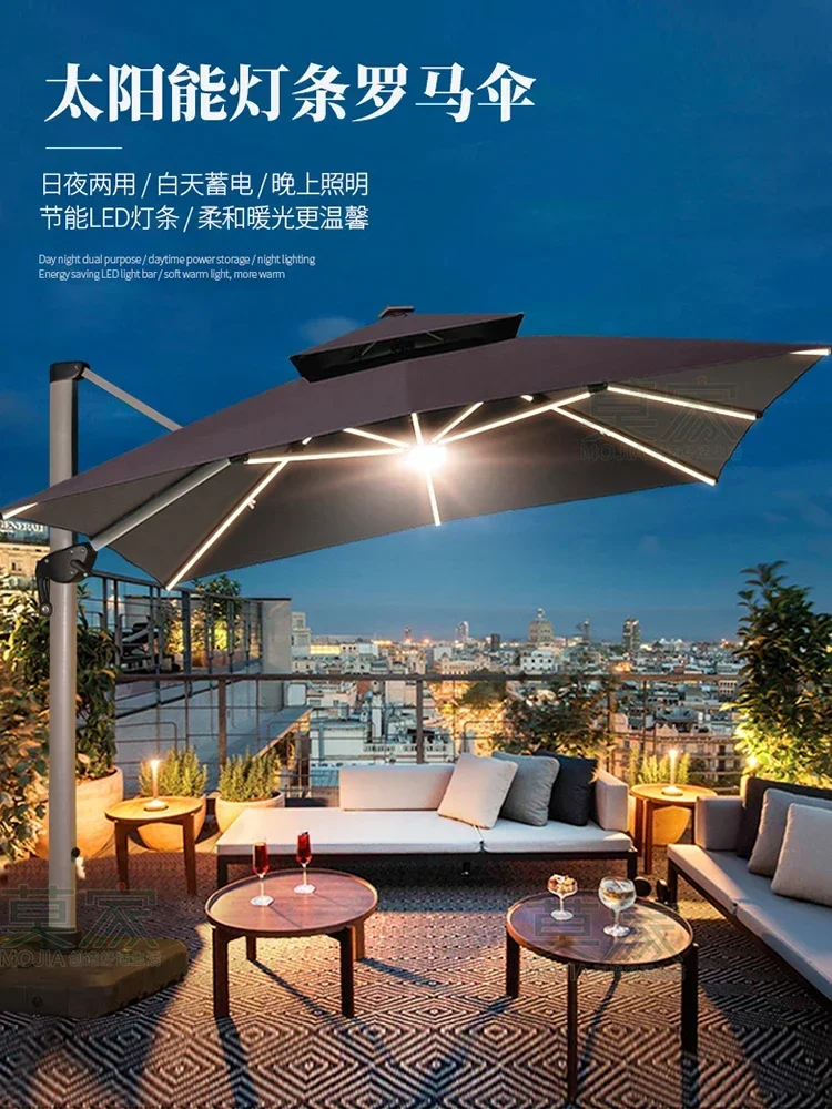 Garden Big Outdoor Large Sun Villa Roman Umbrella