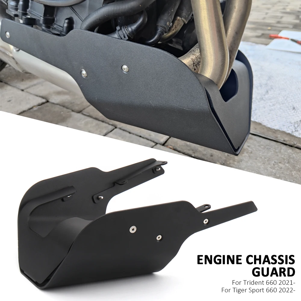 

Motorcycle Belly Pan Lower Fairing Chassis Engine Guard Cover For Tiger Sport TIGER SPORT 660 2022- For Trident 660 TRIDENT660