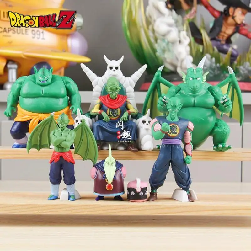 6 Pcs Dragon Ball Z Anime Figure Piccolo Piano Drum Cymbal Figurine Model PVC Statue Figures Collection Decoration Toy Xmas Gift