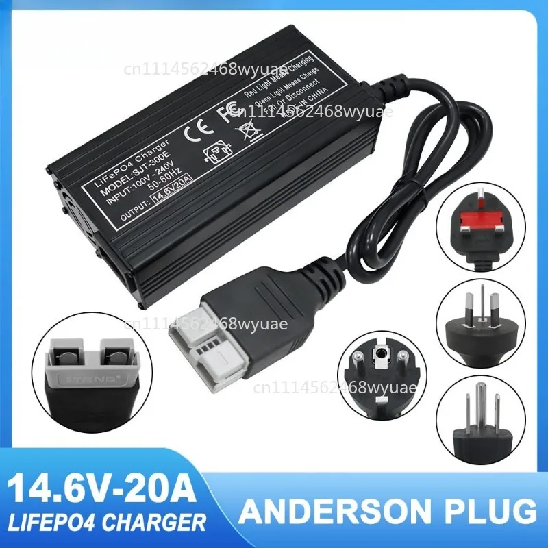 Fast Smart Charger 12V 100A High Power, Auto Detects LiFePO4/Lithium Battery, Full Power Charge & Maintain with LCD Display