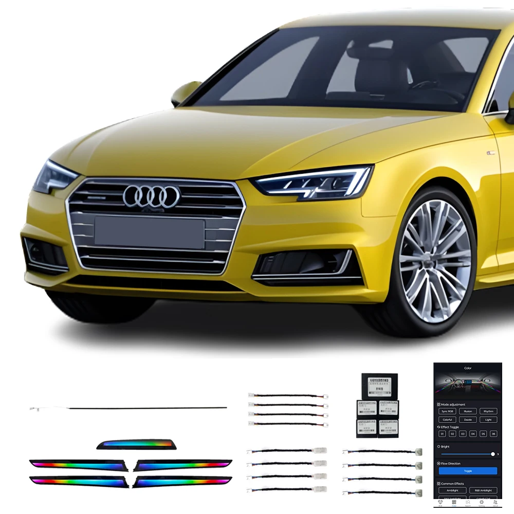 

09-16 AUDI A4 Dynamic Shadow Ambient Light 19 in 1 Car Interior Ambient Light