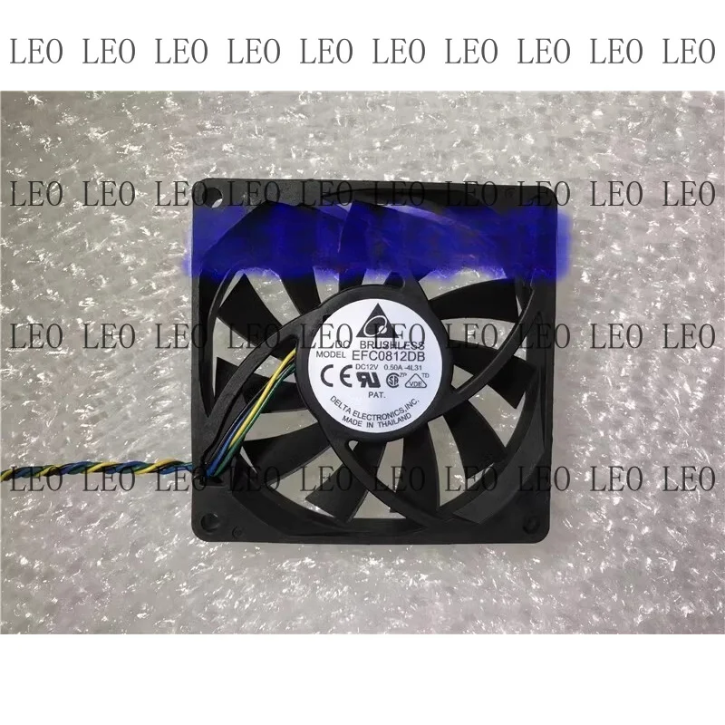 MY For Delta EFC0812DB 8015 DC12V 0.50A 8CM 4-Wire CPU Cooling Fan