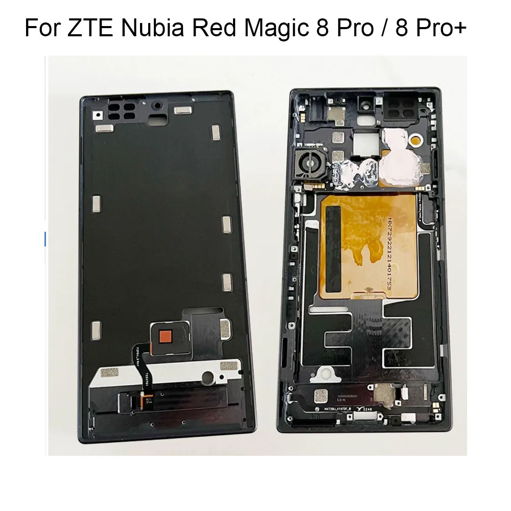 1PC Tested Good LCD Holder Screen Front Frame For ZTE Nubia Red Magic 8 Pro NX729J Housing Case Middle Frame RedMagic 8 Pro+