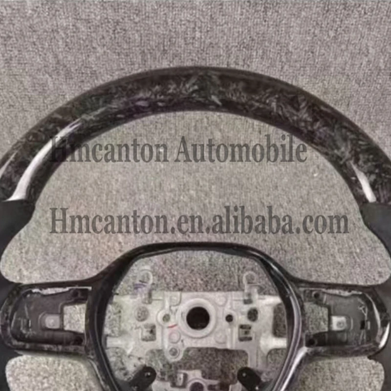 Hot New Product Forged Carbon Fiber Car Steering Wheel for Honda Civic 11th Car Steering Wheel view 3