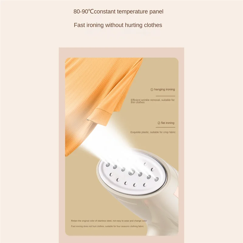 Clothes Steamer Handheld Clothes Steamer Steamer For Clothes 1500W Garment Steamer With 280Ml Tank Portable Fabric Steam Iron-AB