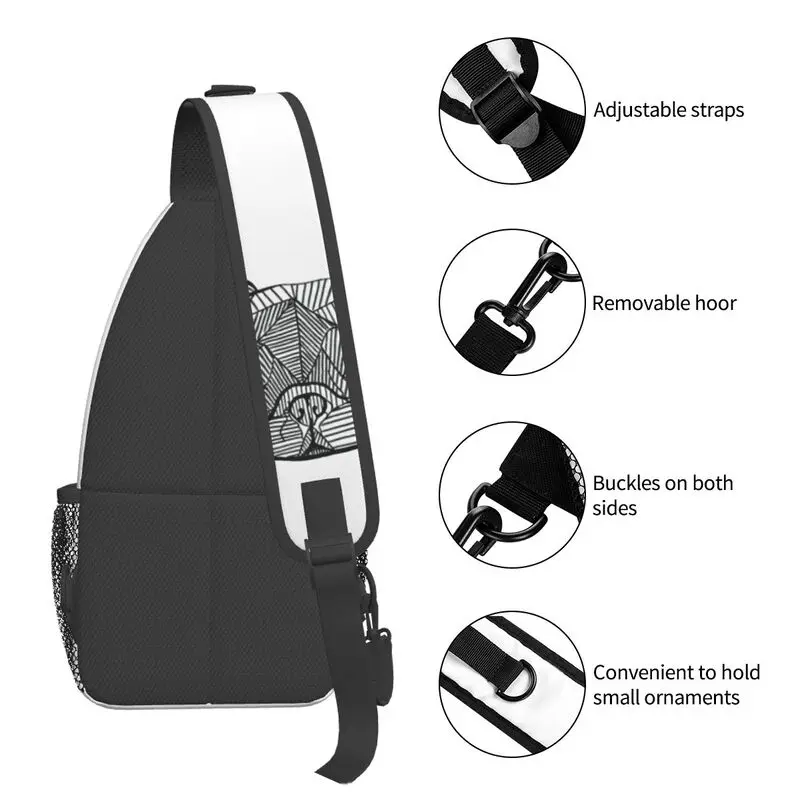 Mochila cruzada de Bulldog Francés para hombres, bolsos de pecho de hombro de perro francés, bolsos de viaje casuales personalizados