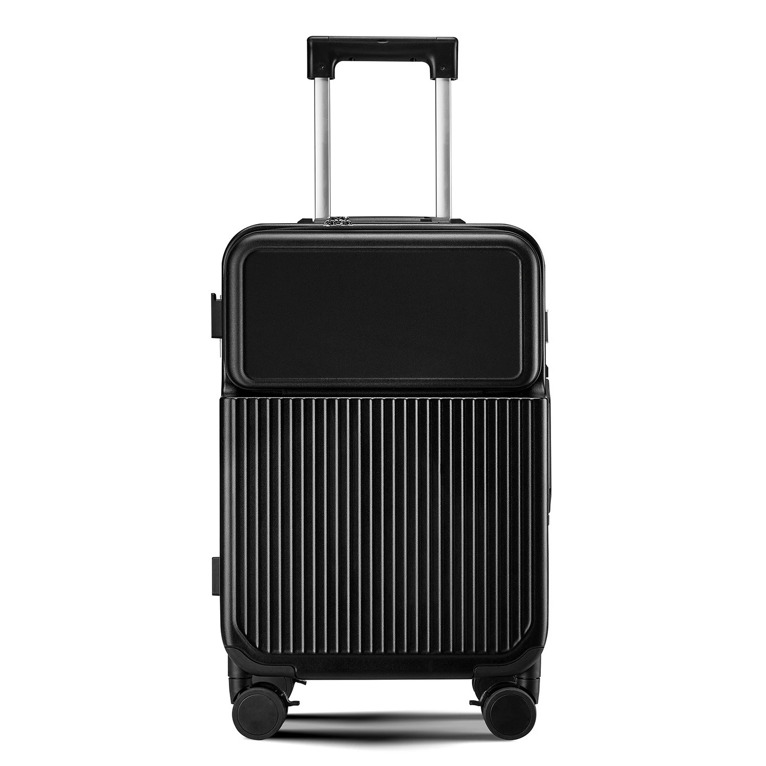

Spot aluminum frame suitcase, multi-function, front open suitcase