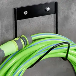 Garden Hose Holder Stainless Steel Small Wall Mount Garden Hose Hook, Ideal for Water, Air, Hydraulic Hose, Ropes