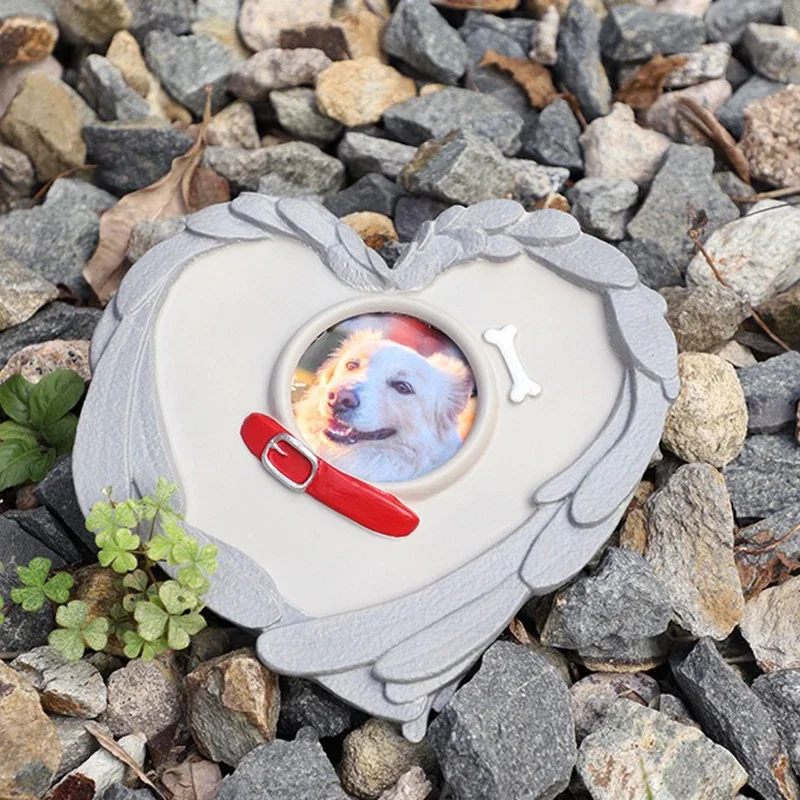 Resin Pet Gravestones Memorial Dead Dog Tombstone Funeral Passed Pets Tombstone Memories Animals Keepsake Gravestones Cats