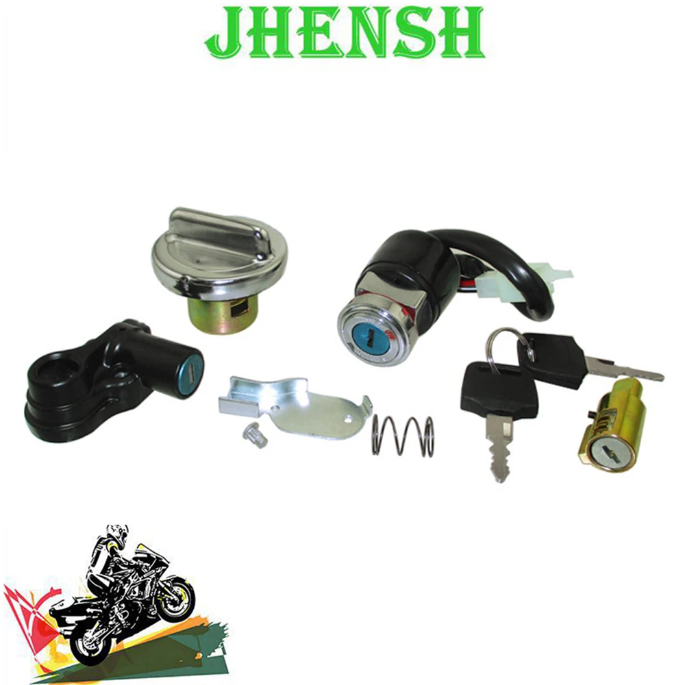 JHENSH Key Switch Lock Tank Cap For Dax Skyteam 50cc 125cc ST50 ST125