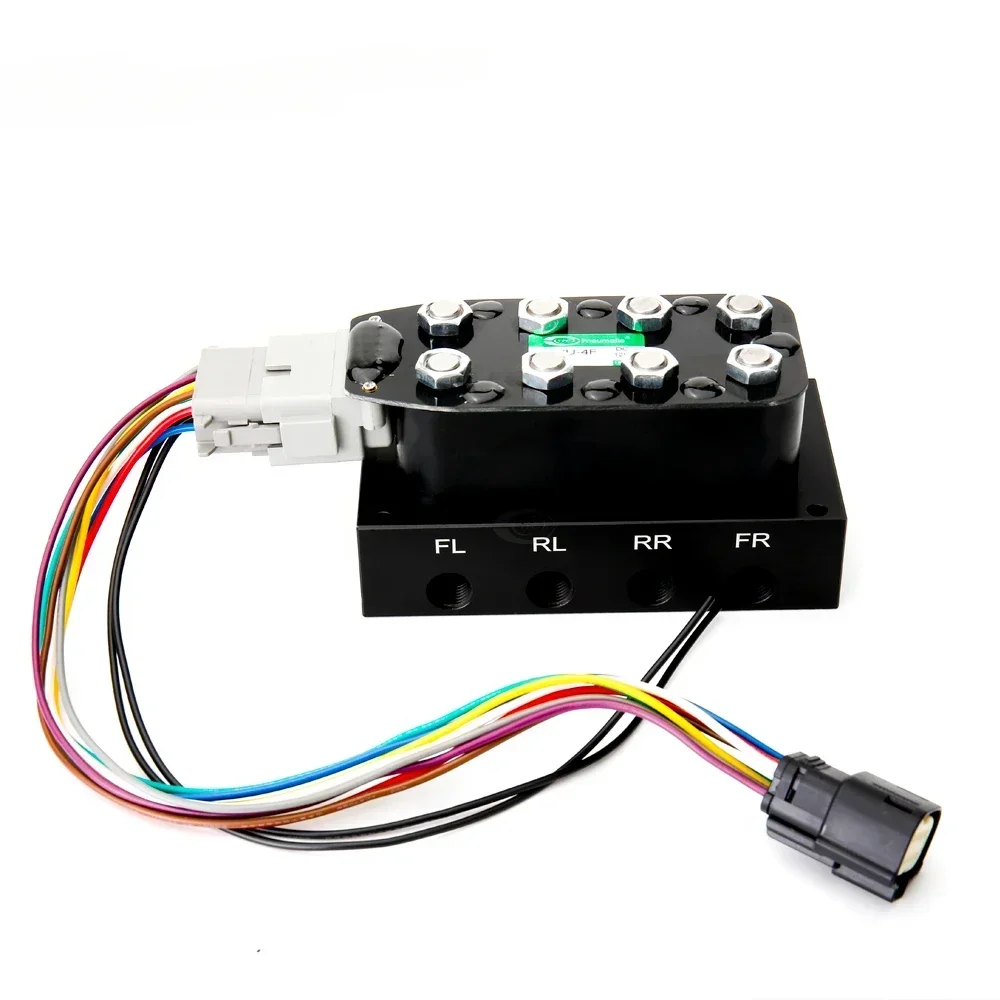 

DC12V NPT3/8 VU-4F Air Ride Suspension Valve Block for Vehicle Hot Sales Automotive Maintenance Equipment