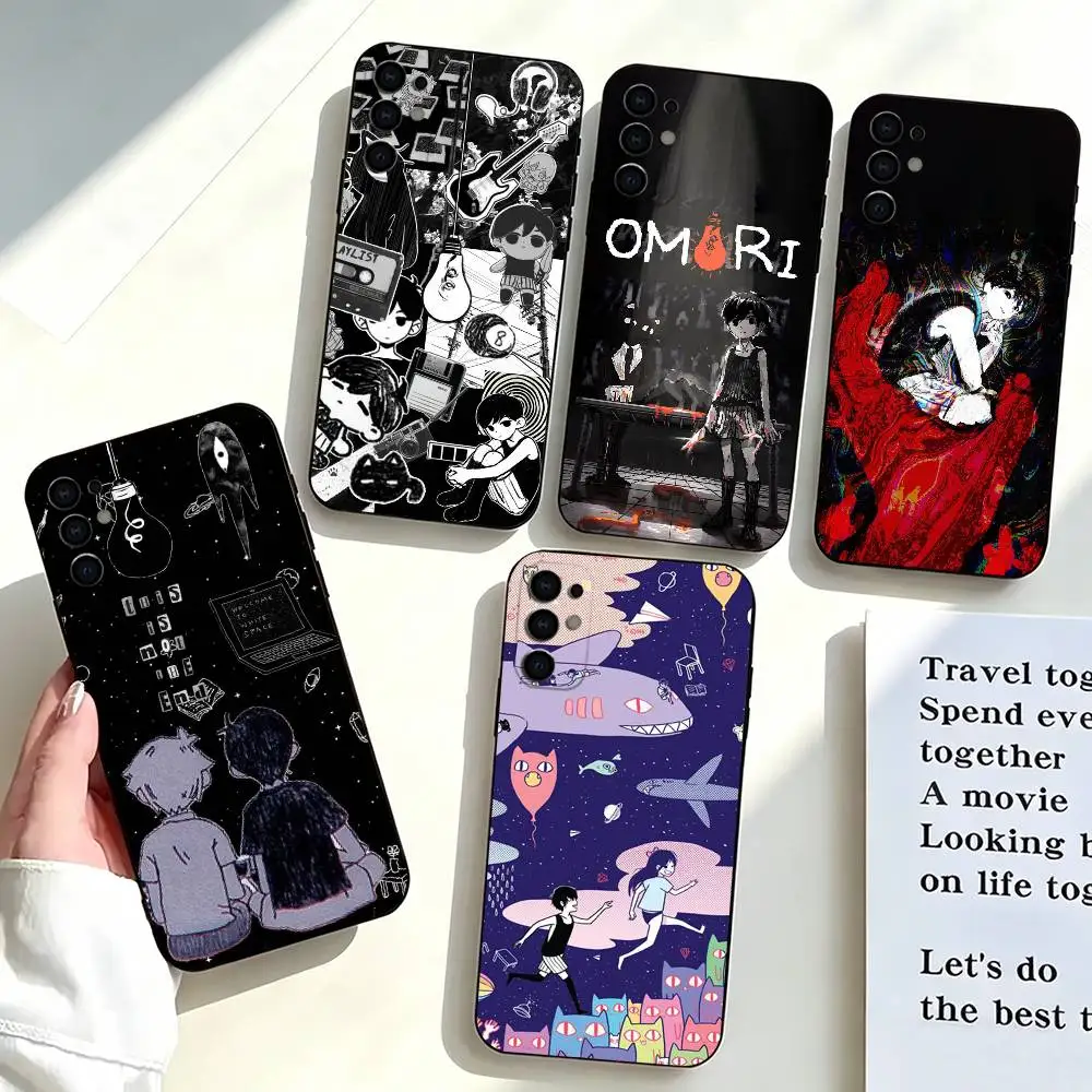 Game Omori H-Horrors  Phone Case For Samsung S25,S24,S21,S22,S23,S30,Ultra,S20,Plus,Fe,Soft Silicone Black Cover