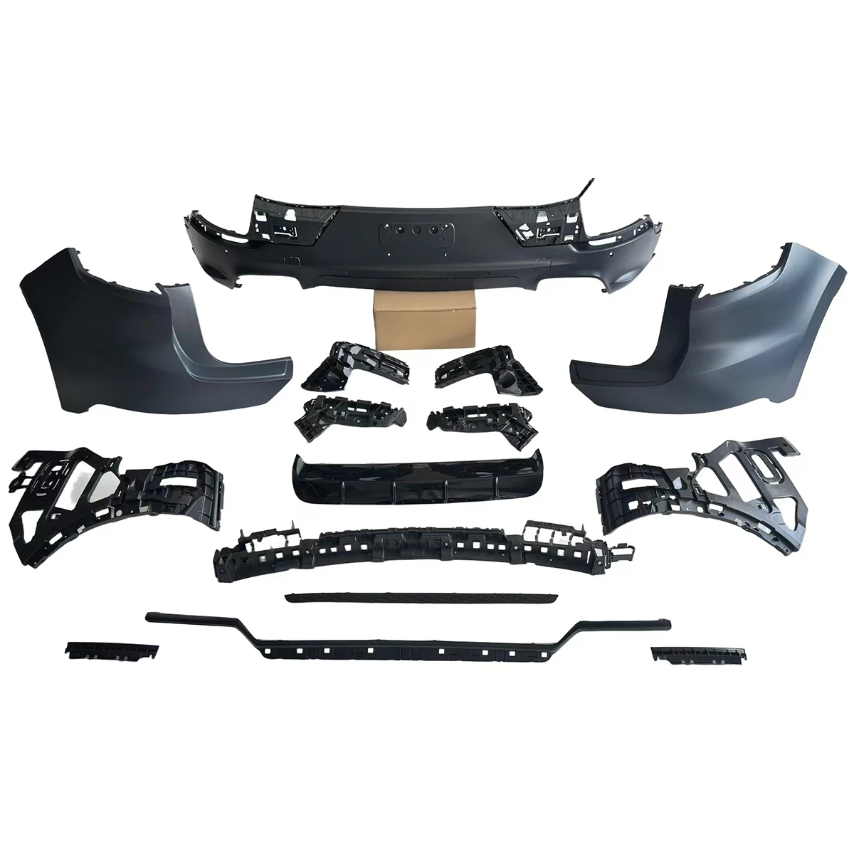 مجموعة مصدات السيارة رائجة البيع لـ 9Y0.2 2024+ المعدلة إلى TurboS تبدو مثل عادم طرف. #2