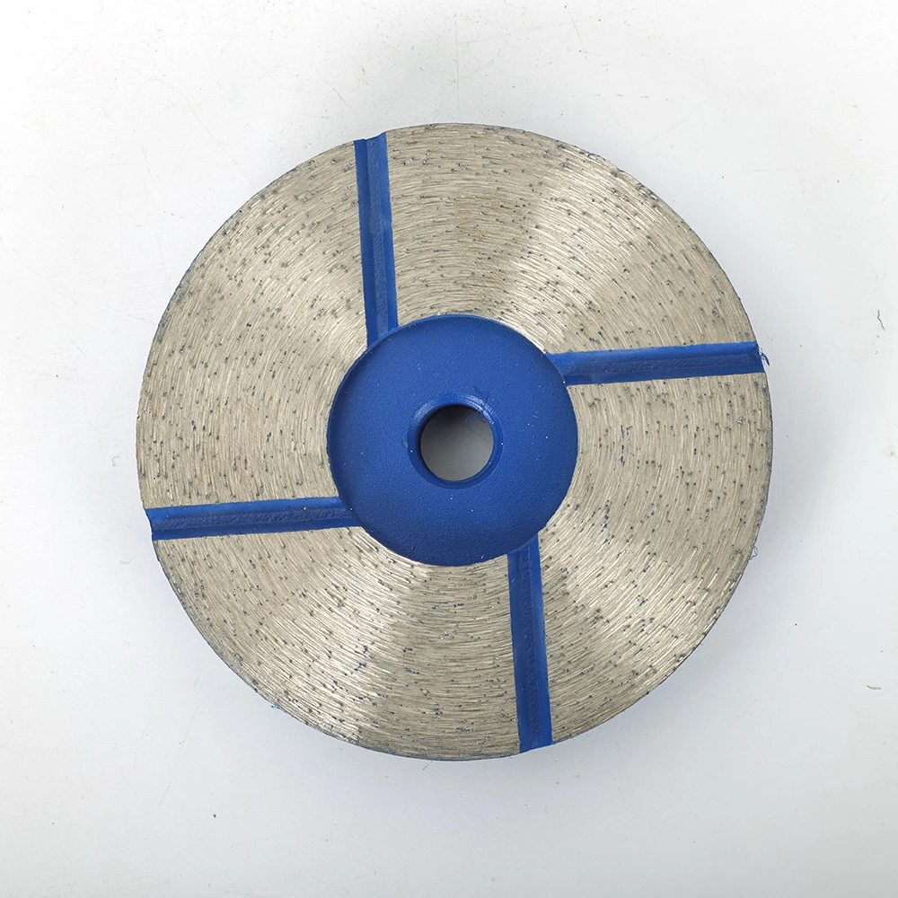 4 "100mm M14 diamentowa tarcza szlifierska szlifierka kątowa Pad kamień cementowy betonowa podłoga zakrzywiona powierzchnia miska rowkowana ściernica
