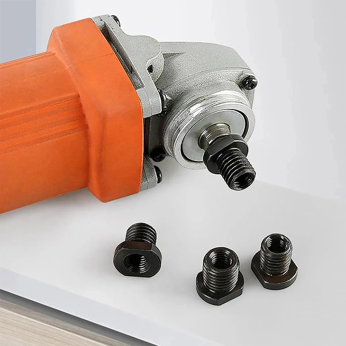 محول طاحونة الزاوية M10 إلى M14 M16 محول خيط التغيير السريع لمرفق الملمع