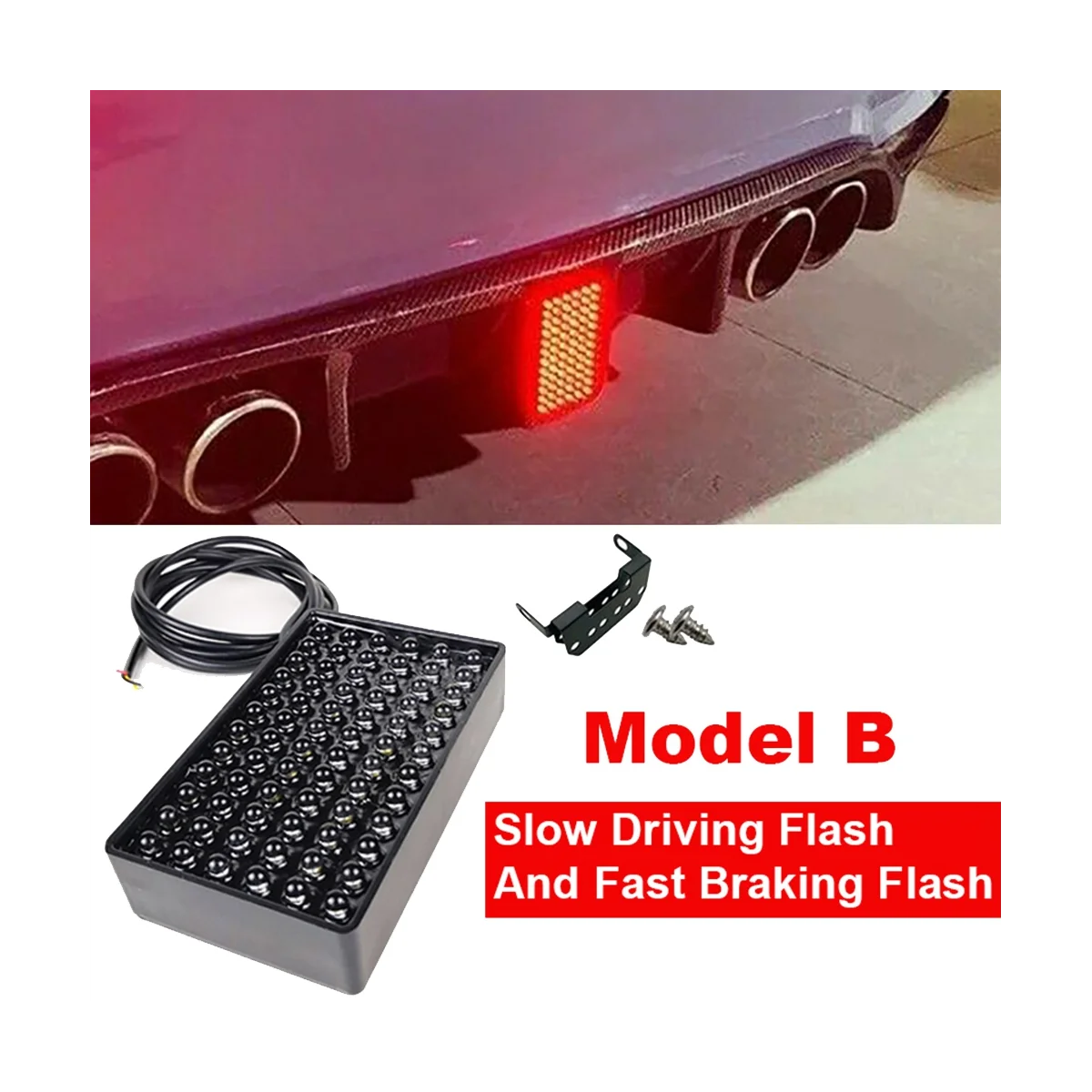 72 led bremslicht für f1 pilot licht led bremslichter stoßstangen abdeckung pilot lampe für bmw für benz universal auto modell b