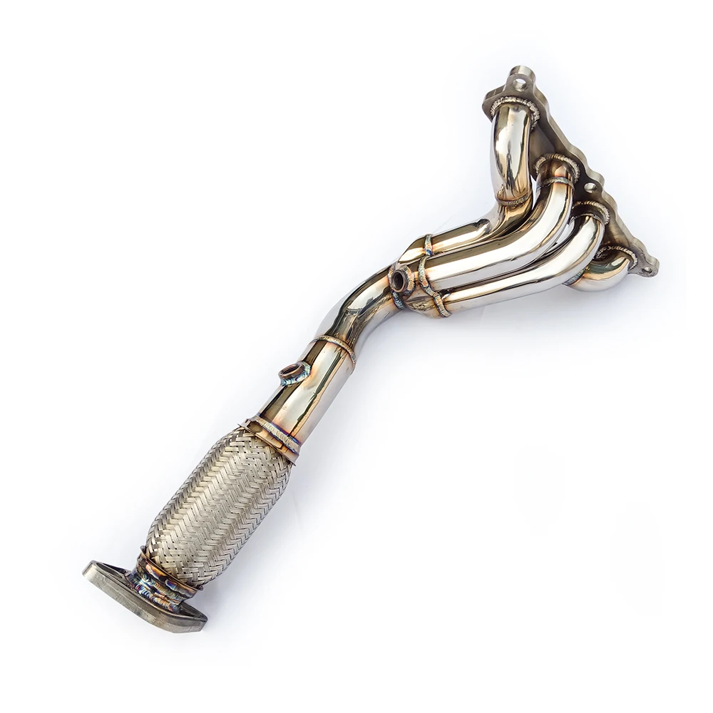 Exhaust Manifold Header For Ford Fiesta 1.6  2012-2018 Engine Stainless Steel Exhaust Muffler Pipe