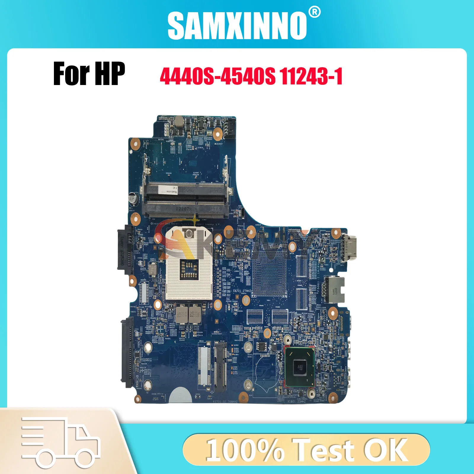 

11243-1 683495-001 с HM76 DDR3 для HP Probook 4440S 4540S 4740S Материнская плата ноутбука 100% полностью протестирована