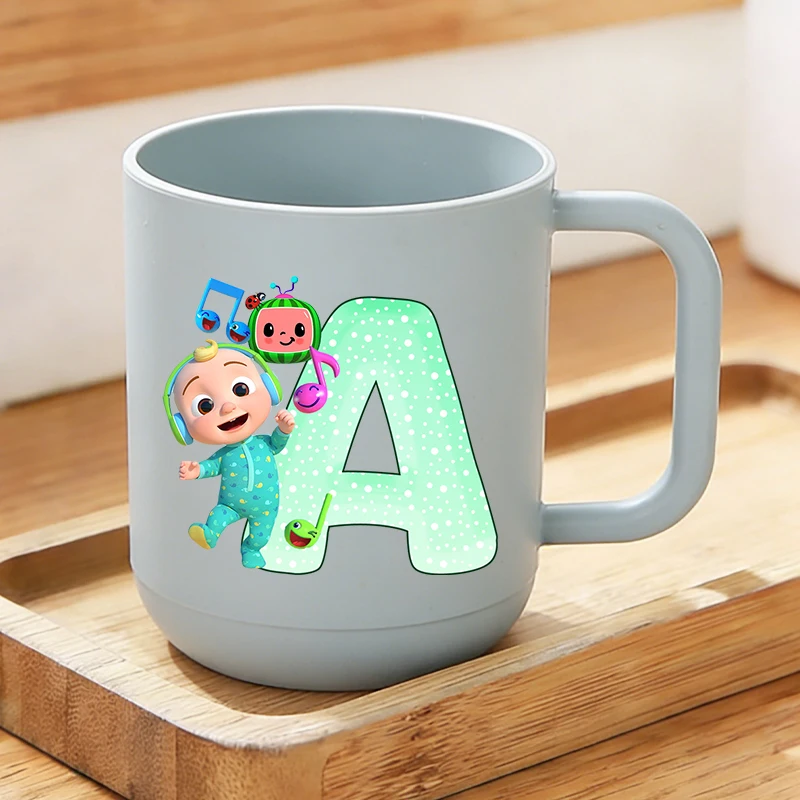 

400ml Cocomelons Toothbrush Cups Anime Plastic Mouthwash Cup Cartoon Kawaii Bathroom Tooth Water Cups Boys Girls Birthday Gift