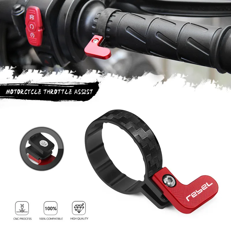 

For REBEL CM300 CM500 CMX300 CMX500 CMX1100 VFR800 VFR750 VFR1200 GROM Motor Handle Control Cruise Throttle Clip