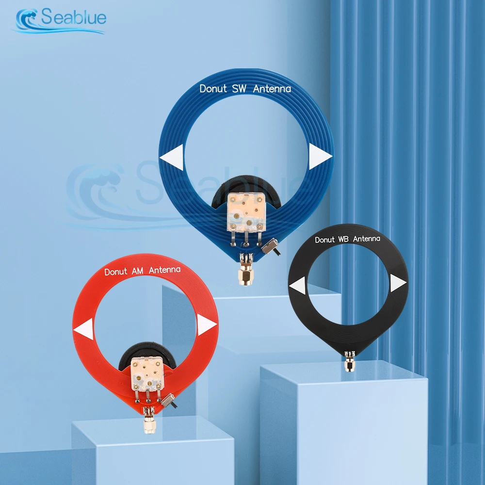 Módulo de antena Donut SW Antena de onda corta AM Antena de onda media Antena de recepción de banda ancha Mini módulo de antena de bucle