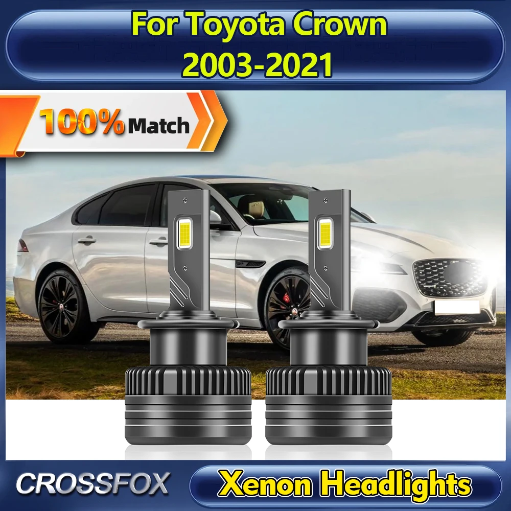 

Car LED Headlights Bulb 30000LM Plug&Play HID Xenon Headlamps 6000K 12V For Toyota Crown 2003-2015 2016 2017 2018 2019 2020 2021