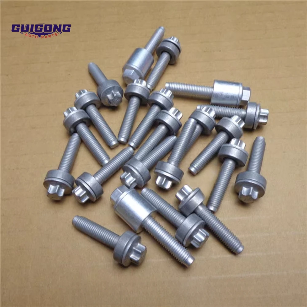 GUIGONG Aluminum Valve Chamber Cover Screw for BMW 6 Cylinder E90, E60, 323, 325, 330, 523, 525, 530, N52 Car Engine Parts