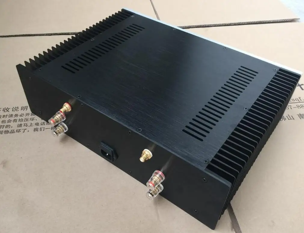 Full Aluminum Class A power amplifier DIY chassis Preamplifier Enclosure BOX  Amplifier Installation shell 430X120X315mm 4312