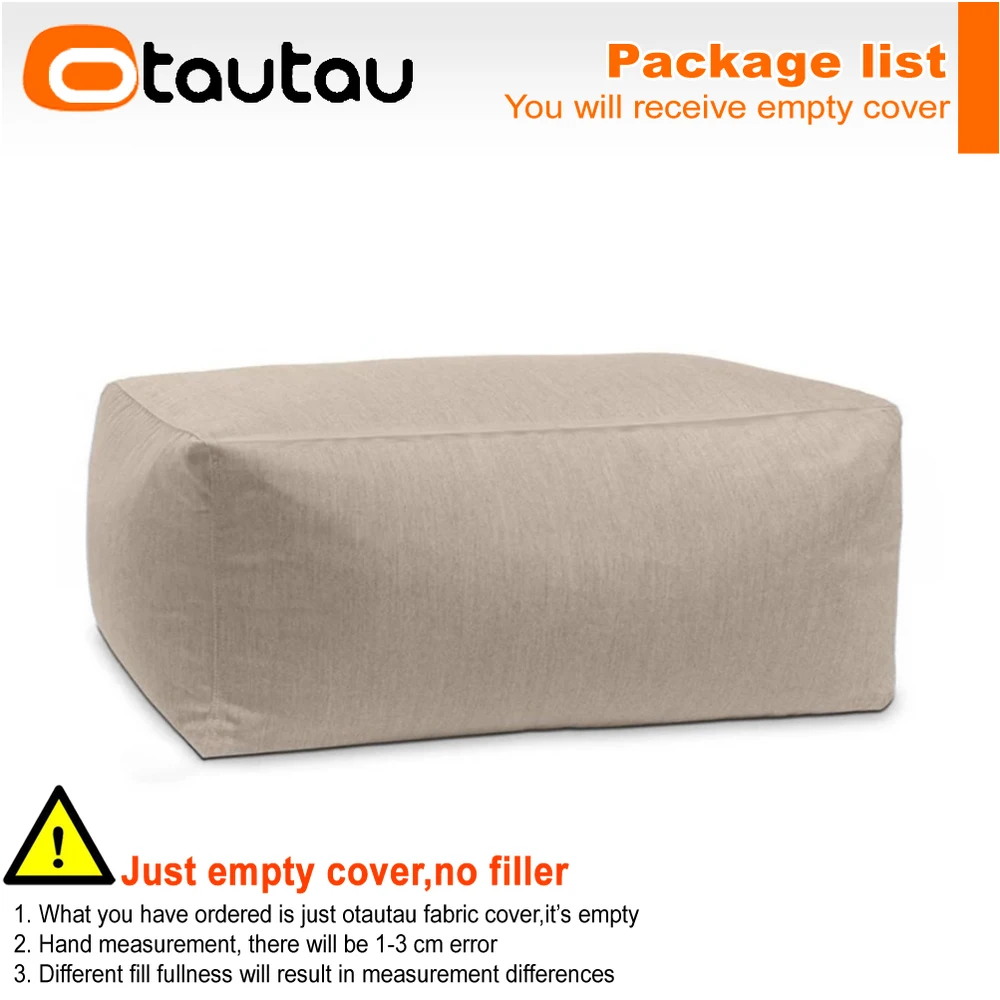 OTAUTAU Outdoor Oxford Zitzakhoes Zwemmen Zwembad Float Lounger Beach Club Poef SF505 【Geen vulmiddel! U moet het zelf opvullen!】