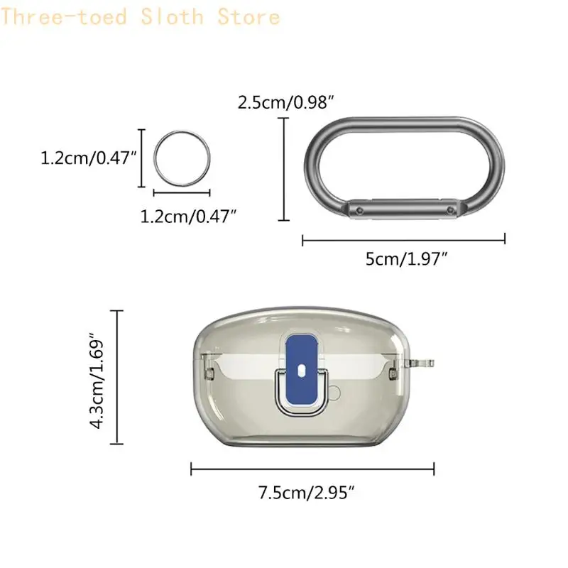 Geeignet für WF 1000XM5 Kopfhörer Soft Cover, stoßfeste, kratzfeste Schutzhülle, waschbares Gehäuse, staubdichte Schale E74A – Detail 6