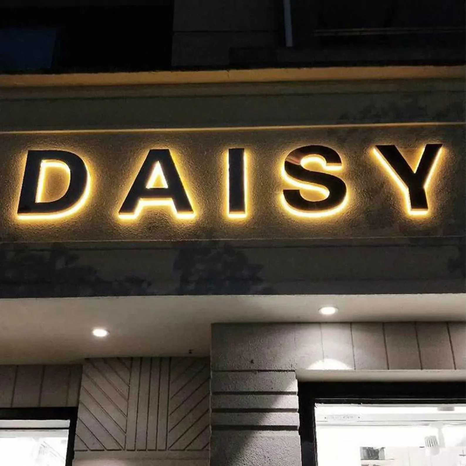 Custom Metal Backlit Business Sign | LED Wall Logo for Office, Store, Lobby, Salon, Spa, Reception| Personalized 3D Company Sign