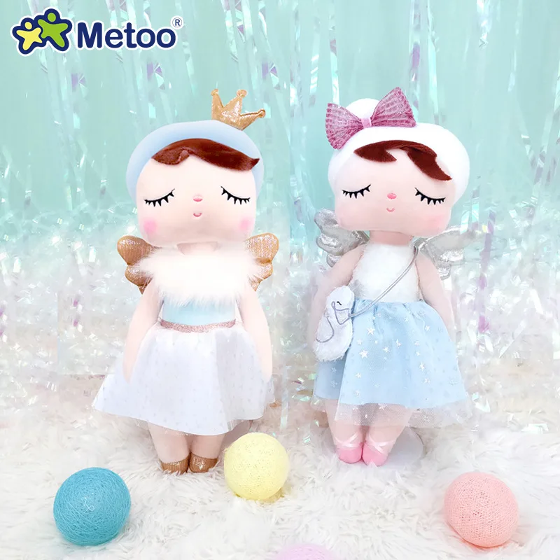 Original 13 Inch Stuffed Angel Dolls Soft Baby Playmate Sleeping Toys Kawaii Plushies Girls Gift Angela Metoo Dolls