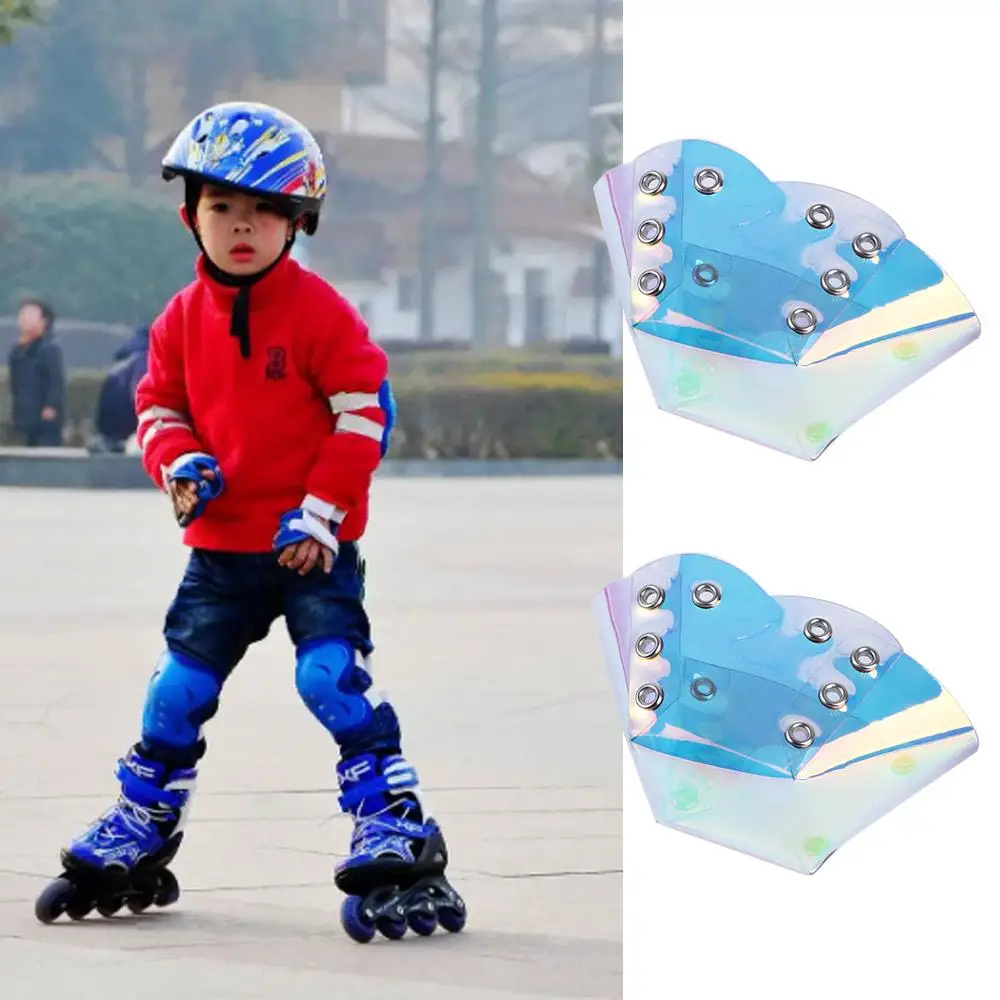 Ice Skate topi pelindung jari sepatu roda, topi pelindung jari kaki sepatu roda es