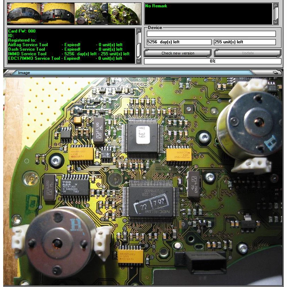 Herramienta de servicio IMMO V1.2, inmovilizadores de coches, Software IMMO OFF Dump a Pin, tiene una base de datos integrada con información y fotos