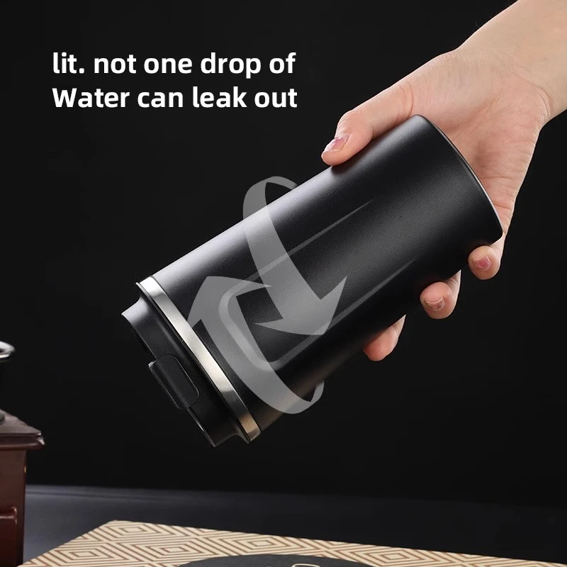 القهوة القدح مانعة للتسرب السفر كوب حراري 380 مللي سيارة الترمس القدح ل جاكوار X S F XF XE XJ XK XEL XFL XJL XJ6 XJS XKR XFR F-نوع #3