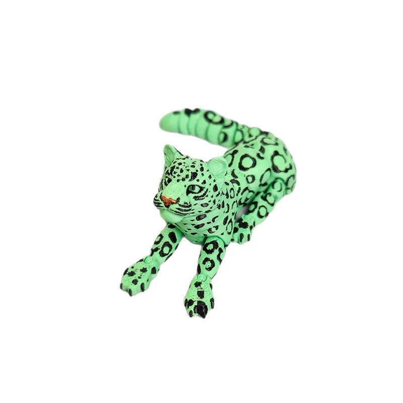 جديد ثلاثية الأبعاد مطبوعة سنو ليوبارد كامل الجسم المفاصل التي يمكن أن تتحرك المفروشات المنزلية والديكورات تستحق جمع الألعاب الإبداعية