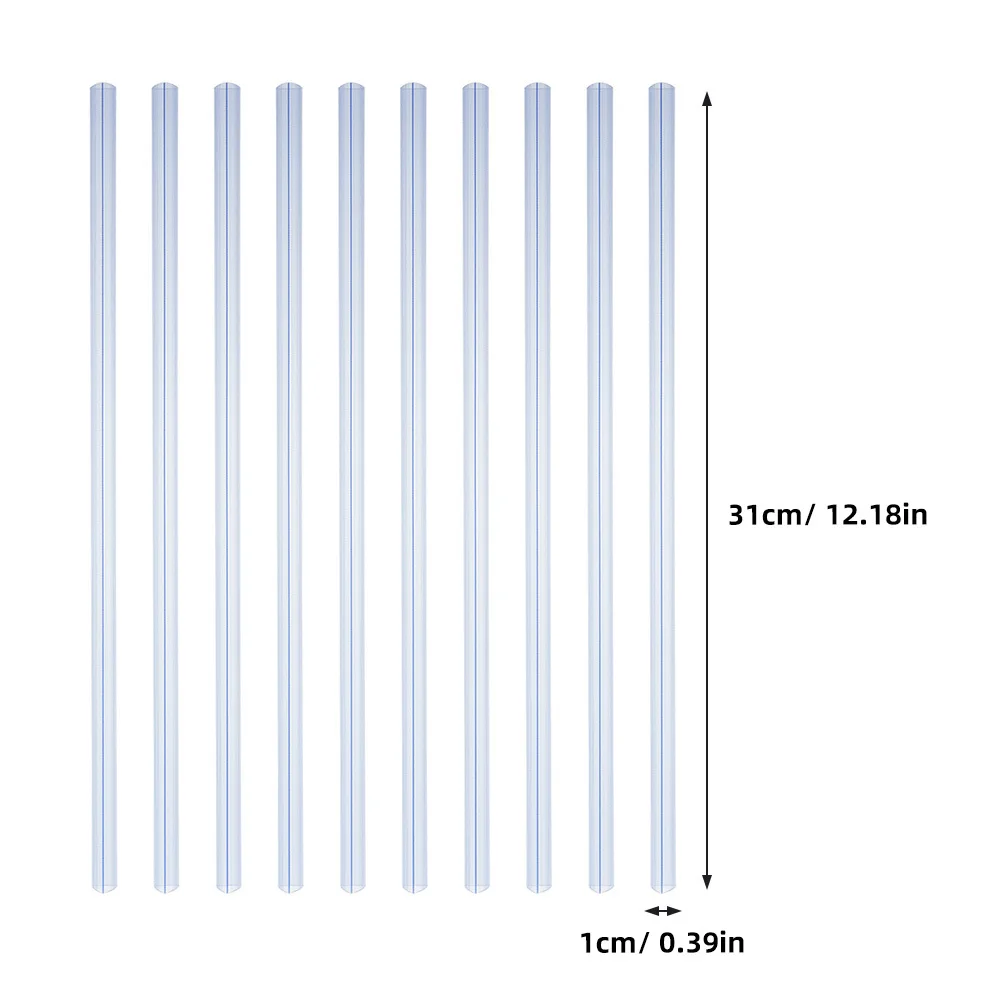 30Pcs Bookbinding Slide Binders Pull Rod Clips Plastic Binding Bars for Document Organizers School Office Loose Leaf Binder