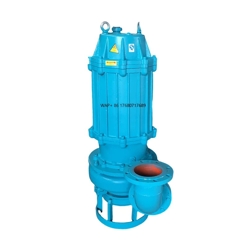 Dompelbare baggerpomp met snijblad voor het zuigen van sludge-rioolwaterzand