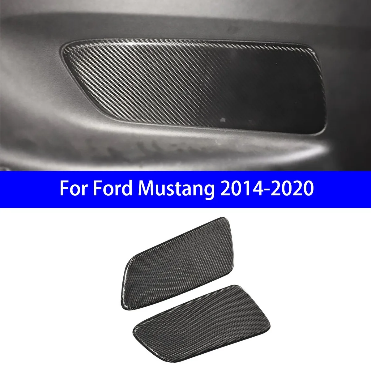 

Suitable for 2014-2020 Ford Mustang Dry Carbon Fiber Rear Cover Decorative Sticker