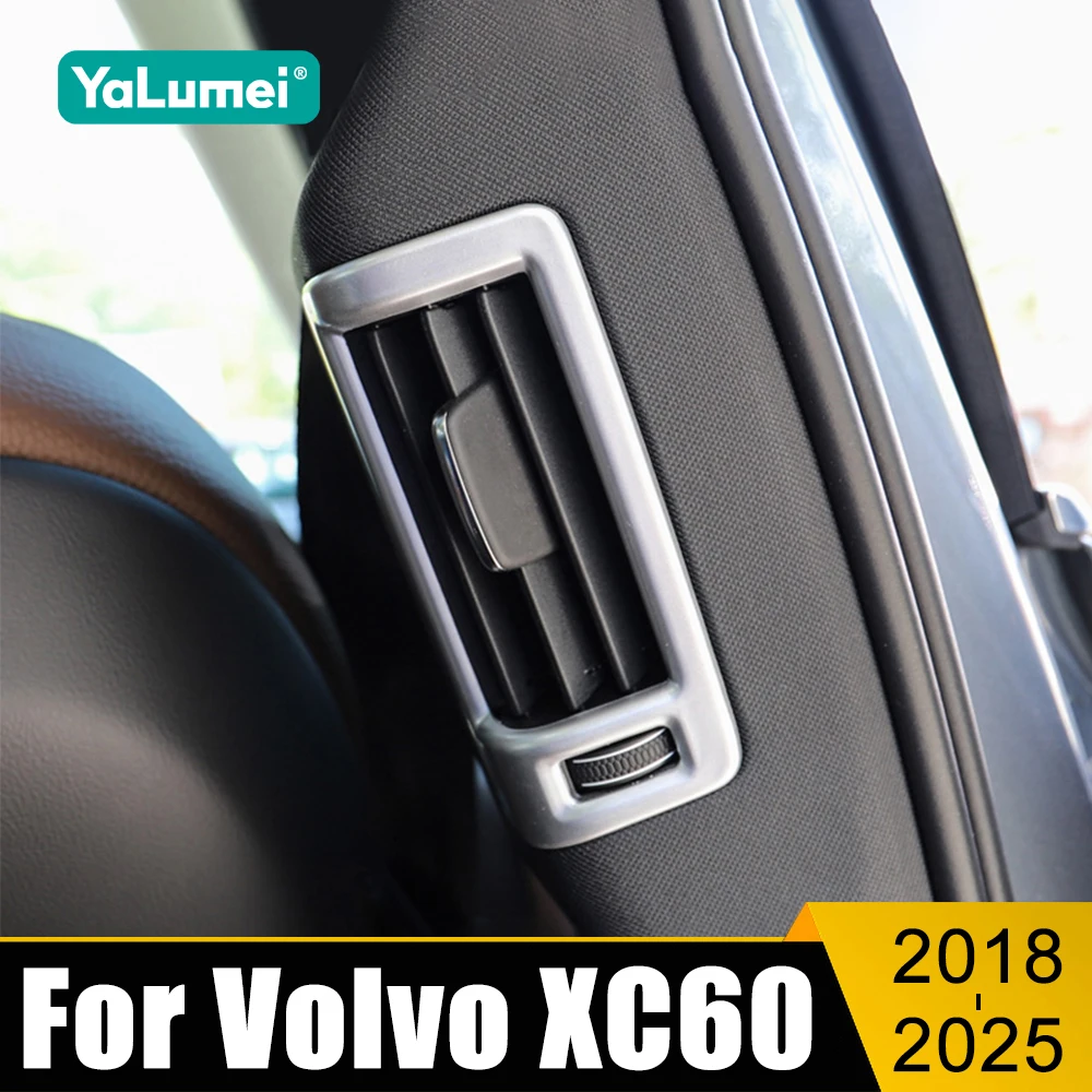 

For Volvo XC60 V90 S90 2018 2019 2020 2021 2022 2023 2024 2025 Car B-Pillar Air Conditioning Outlet Frame Trim Cover Accessories