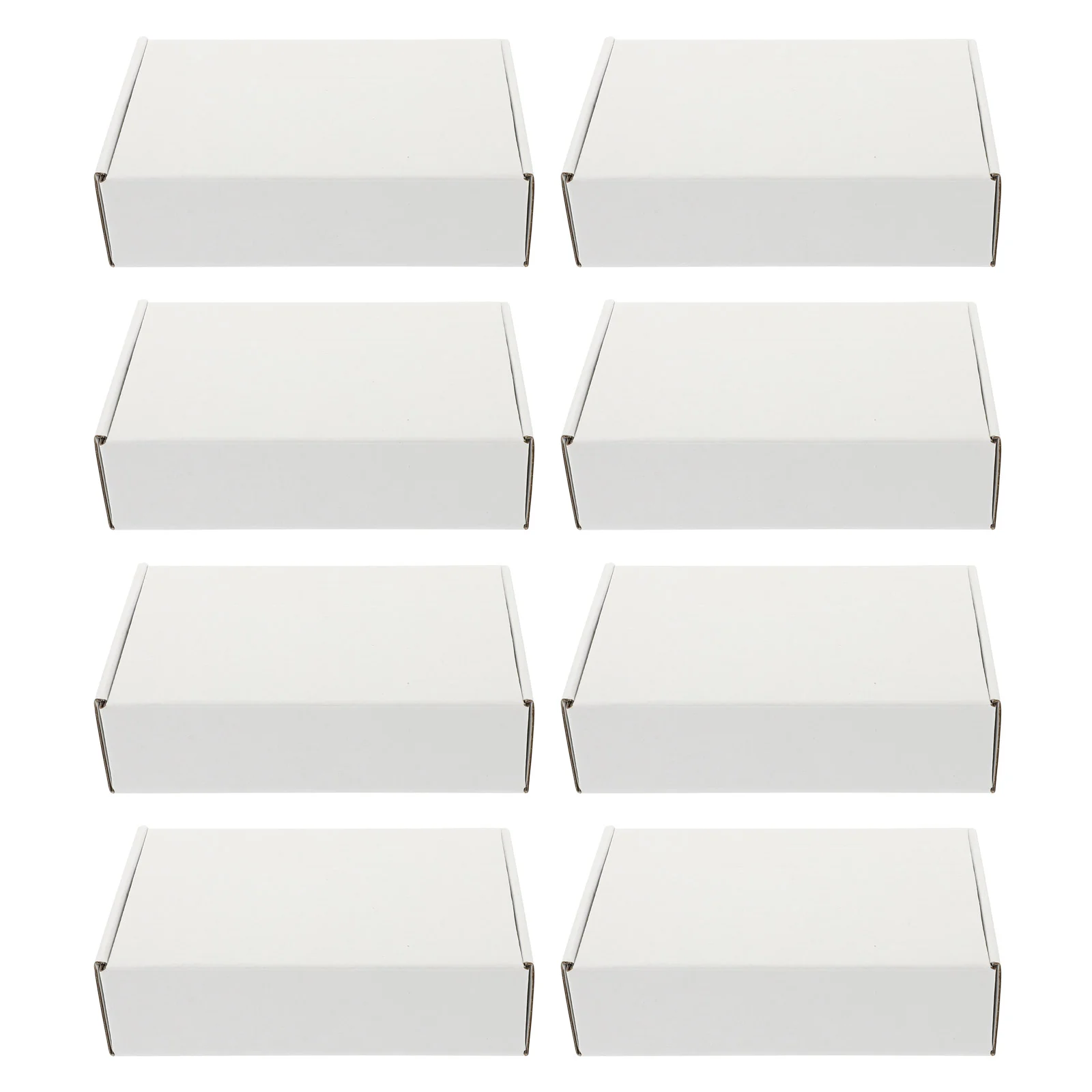 20 Pcs Packing Airplane Box Storage Boxes Express Square Corrugated Paper Board Package Cardboard