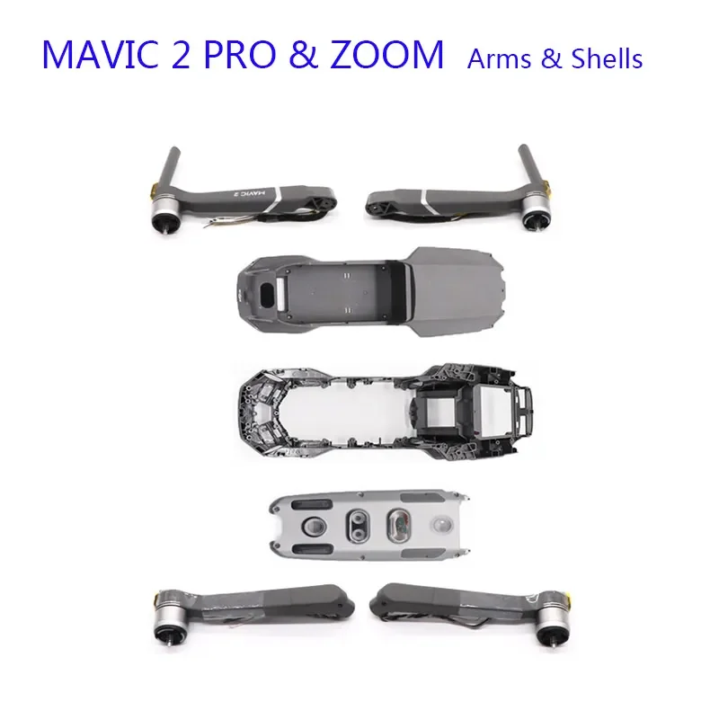 

Replacement for DJI Mavic 2 PRO/ZOOM Motor Arms Upper Cover Middle Frame Bottom Shell Body Shell Repair Spare Parts