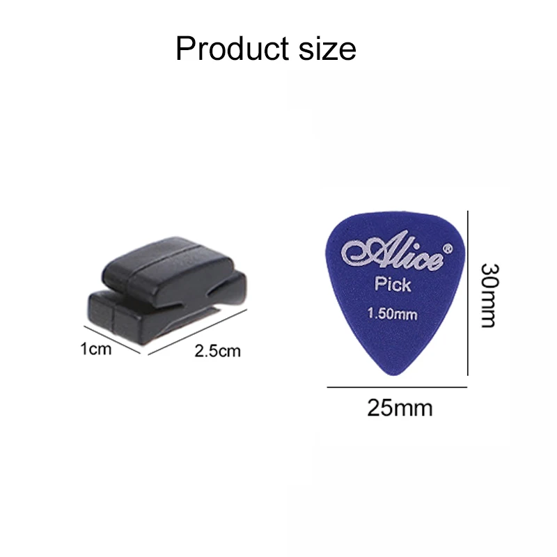 Guitar Pick Holder Clips Set – Secure Clip-on Design, with Picks – Easy Access Plectrum Storage for Acoustic & Electric TMZ