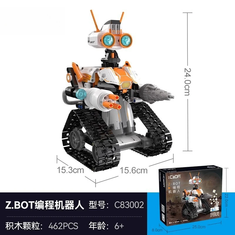 Blocs de construction électriques télécommandés, programmation de robot Wall-E Block, jouet d'assemblage pour cadeau d'anniversaire pour garçon
