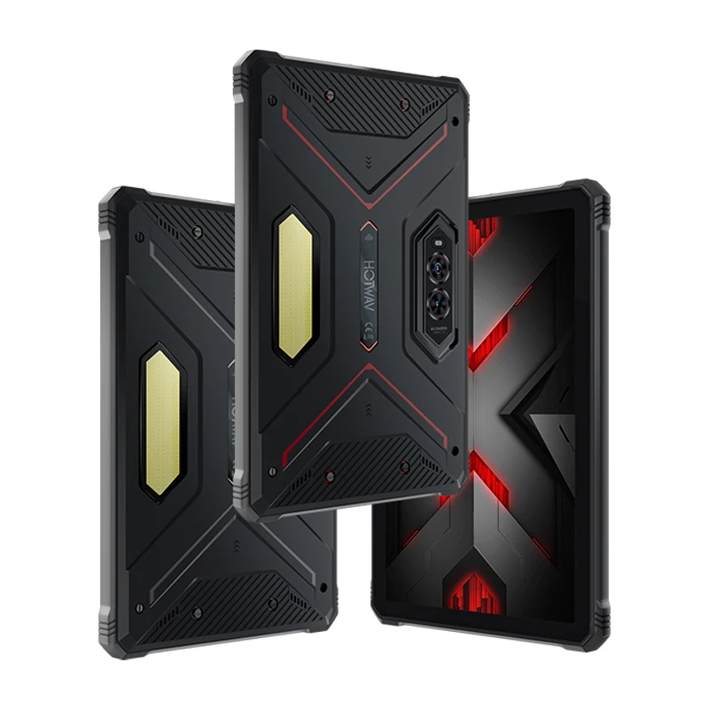 HOTWAV R9 Pro Rugged Tablet Android 14 11" FHD+ 20080mAh Pad 64MP Rear Camera 6GB 256GB Tablet PC With Super Camping Light