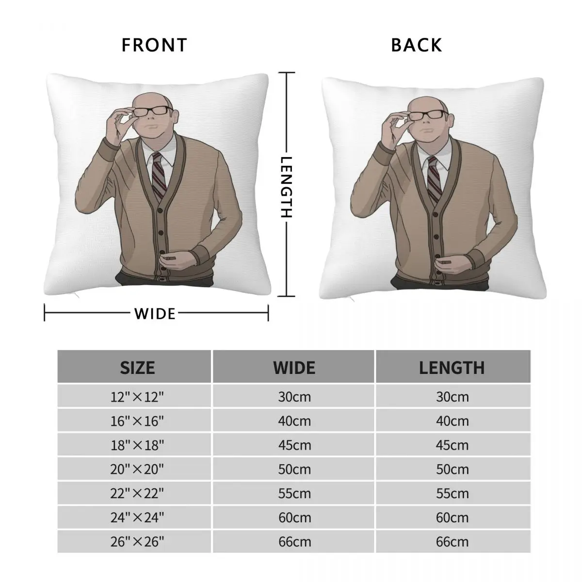 Colin Robinson Square Pillowcase Polyester Linen Velvet Printed Zip Decor Throw Pillow Case Room Cushion Cover