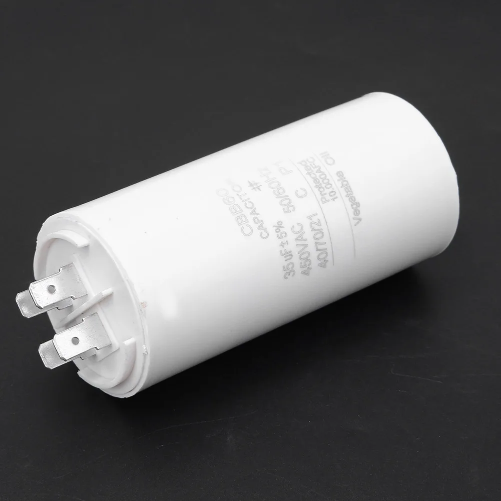 CBB60 450V 35uf Motor Start Run Capacitor with Screw Nut for Washing Machine Motor Run Capacitor Motor Start Capacitor