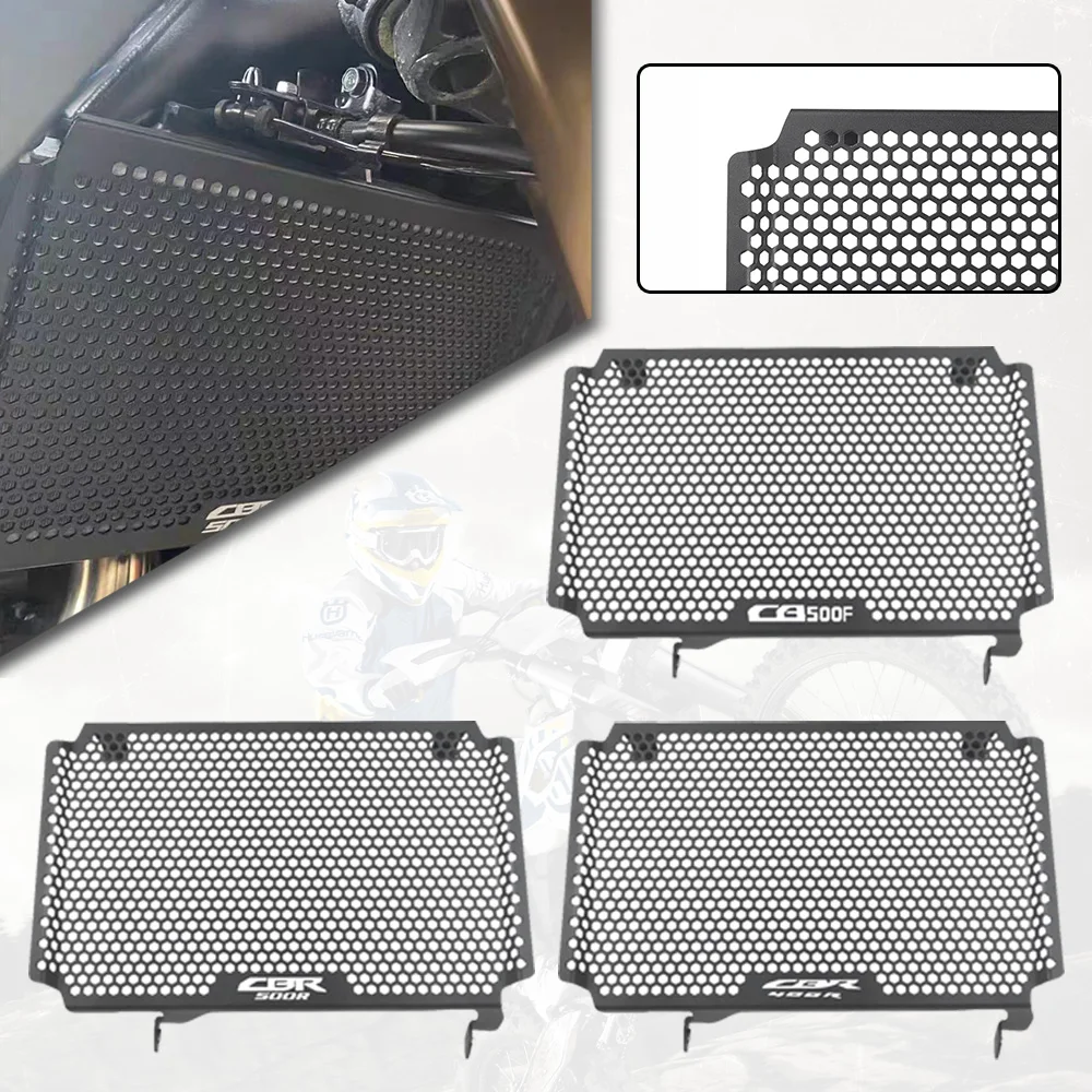 

2026 2025 For Honda CBR500R CBR400R CB500F 2016 -2024 2023 Motorcycle Accessories Radiator Guard Protection Grille Grill Cover