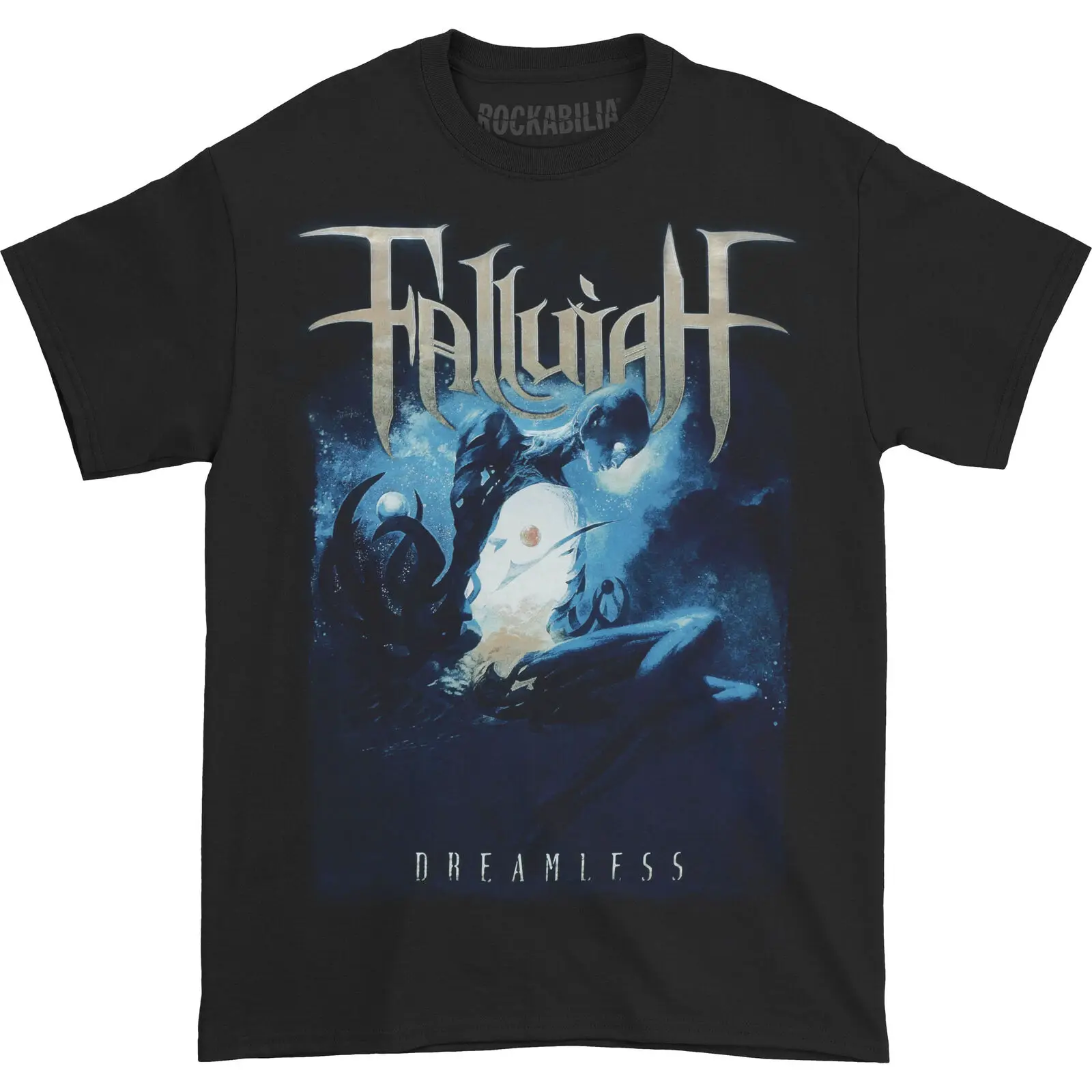 เสื้อยืด Fallujah Dreamless สําหรับผู้ชาย สีดําขนาดใหญ่